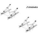 Suporte Para Notebook Base Dobrável de Alumínio Ou Plastico Ergonômico Ajustável Portátil Com Estojo