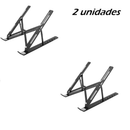 Suporte Para Notebook Base Dobrável de Alumínio Ou Plastico Ergonômico Ajustável Portátil Com Estojo
