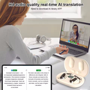 3-Em-1 AI Tradutor Fones De Ouvido 140 Idiomas Com Cancelamento De Ruído Bluetooth 5.3 Fone Instantâneo Voz Inteligente