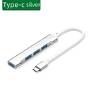 HUB USB USB3.0 OTG Type C Multi Splitter 4 Em 1 Adaptador Para Xiaomi Lenovo Macbook PC Laptop